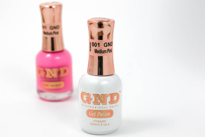 Gel Polish - 001 Medium Pink