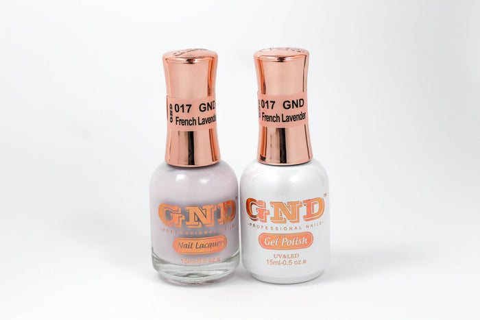 Gel & Lacquer Polish Set - 017 French Lavender