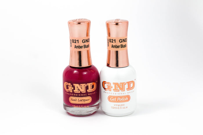 Gel & Lacquer Polish Set - 021 Amber Blush