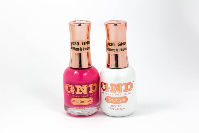 Gel & Lacquer Polish Set - 030 Where Is The Love