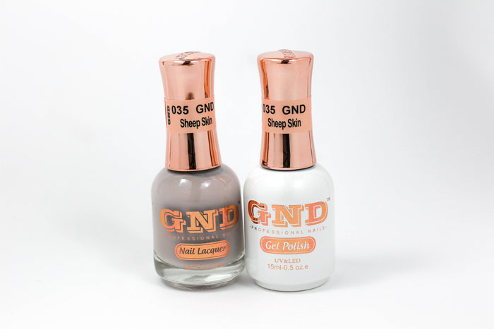 Gel & Lacquer Polish Set - 035 Sheep Skin