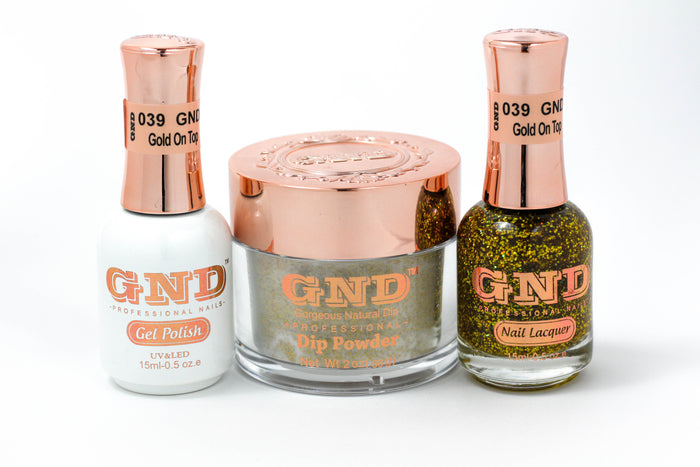 Matching 3 in 1 - 039 Gold On Top