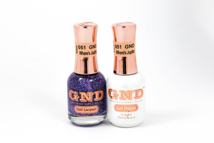 Gel & Lacquer Polish Set - 051 Where's Jupiter