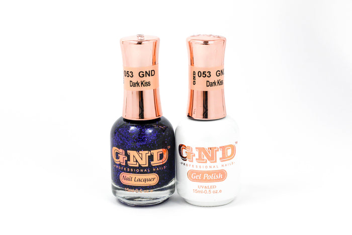 Gel & Lacquer Polish Set - 053 Dark Kiss