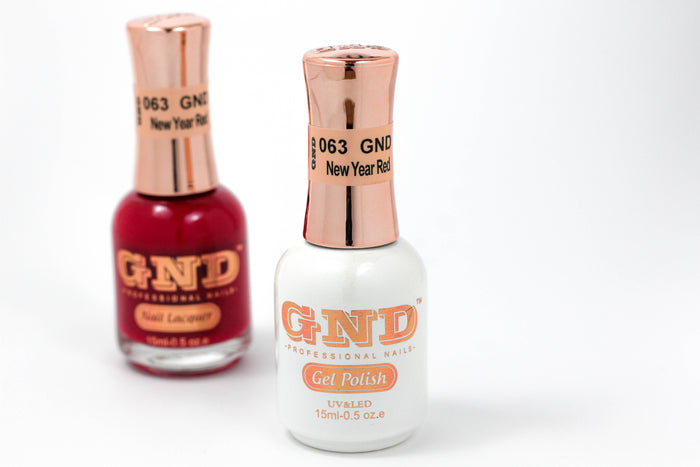 Gel Polish - 063 New Year Red