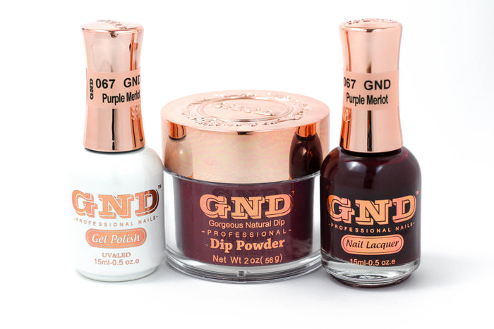 Matching 3 in 1 - 067 Purple Merlot