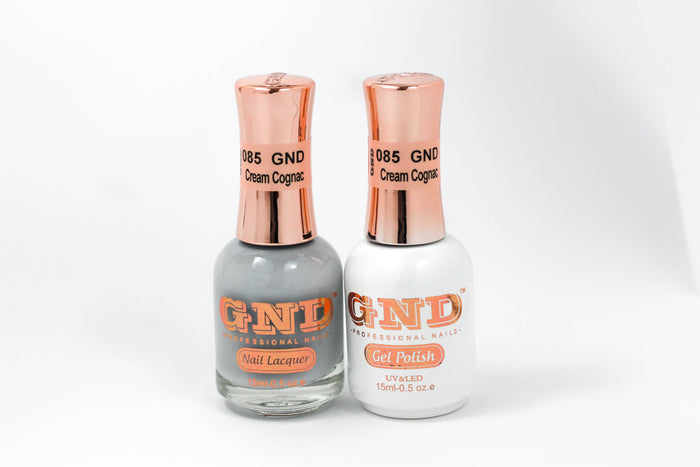 Gel & Lacquer Polish Set - 085 Cream Cognac