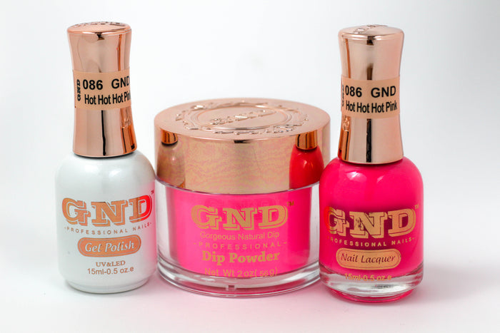 Matching 3 in 1 - 086 Hot Hot Hot Pink