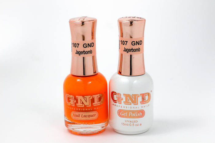 Gel & Lacquer Polish Set - 107 Jagerbomb