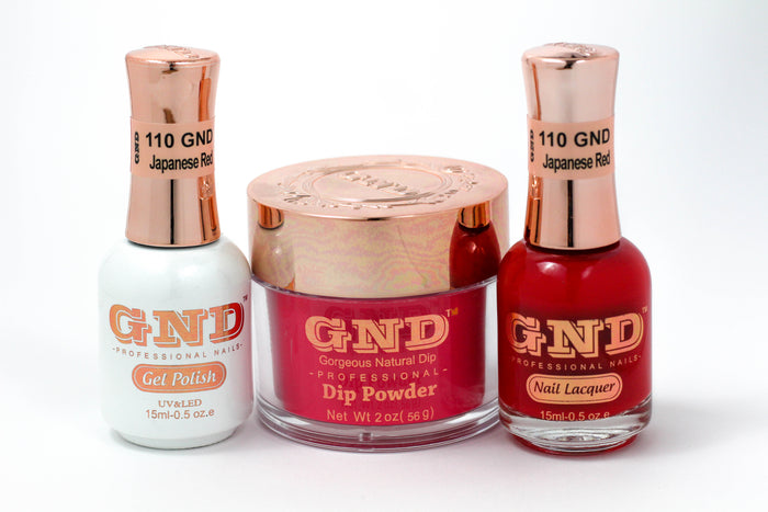 Matching 3 in 1 - 110 Japanese Red