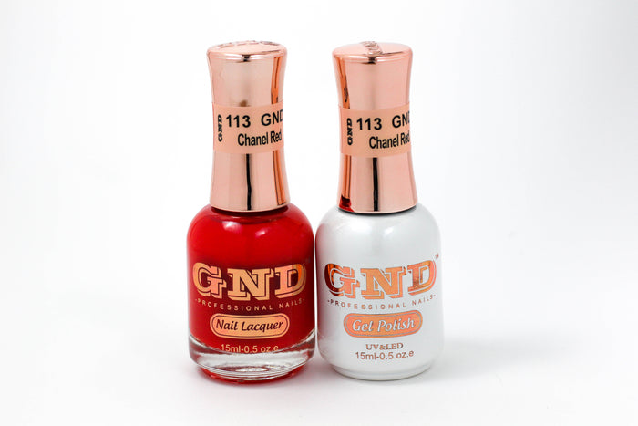 Gel & Lacquer Polish Set - 113 Chanel Red