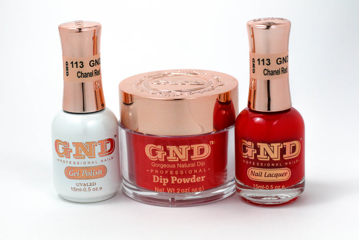 Matching 3 in 1 - 113 Chanel Red