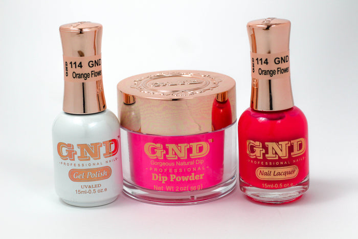 Matching 3 in 1 - 114 Orange Flower