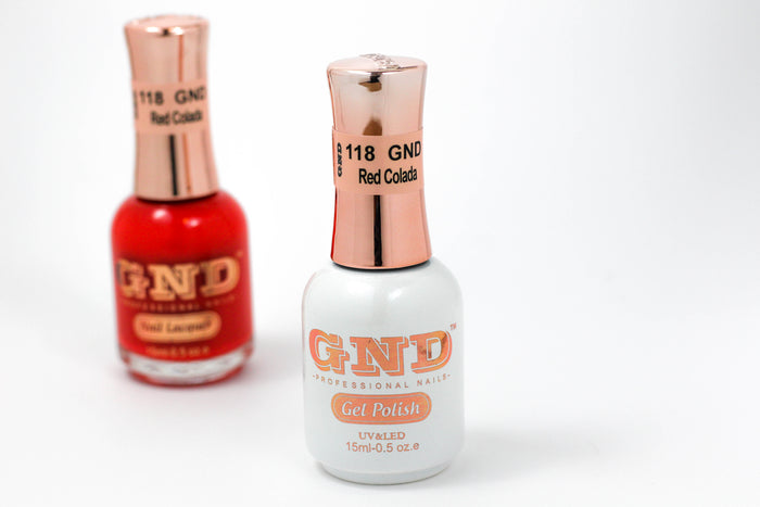 Gel Polish - 118 Red Colada