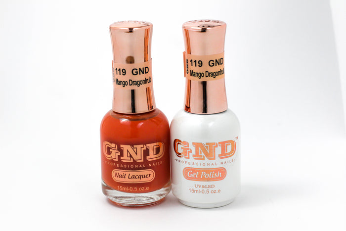 Gel & Lacquer Polish Set - 119 Mango Dragonfruit
