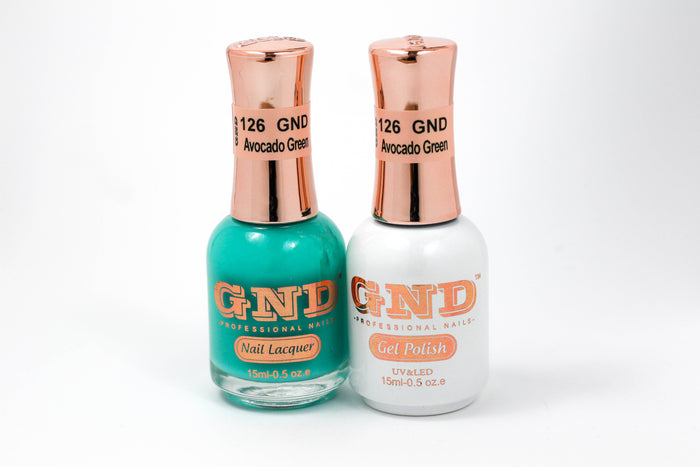 Gel & Lacquer Polish Set - 126 Avocado Green