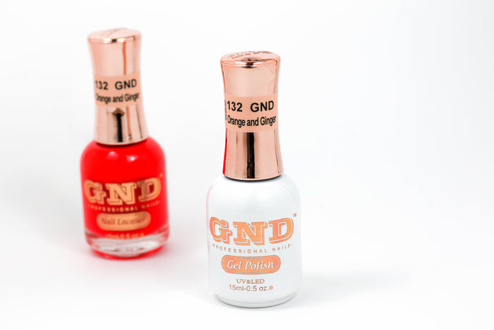 Gel Polish - 132 Orange and Ginger