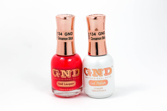 Gel & Lacquer Polish Set - 134 Cinnamon Stick