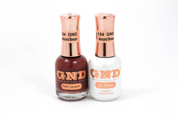 Gel & Lacquer Polish Set - 154 Almond Breeze