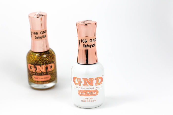 Gel Polish - 166 Daring Gold