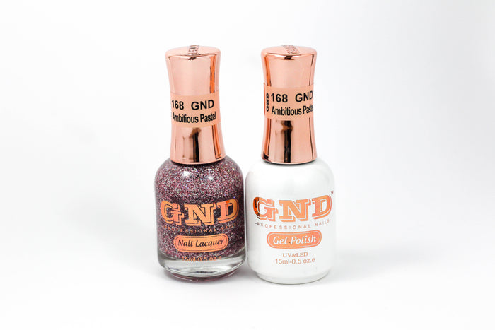 Gel & Lacquer Polish Set- 168 Ambitious Pastel